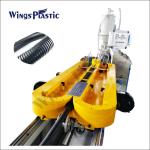 SJ50 Plastic Single Wall Corrugated Pipe Machine Flexible PE PP EVA PVC PA Tube