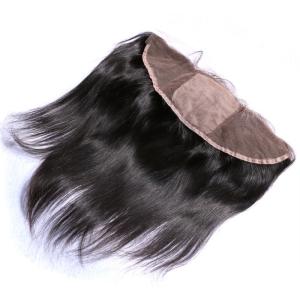 China Tight And Neat Indian Hair Lace Frontal 13x4 , Human Lace Front Wigs factory