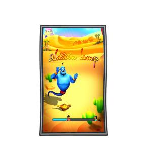 China 55 Inch S Shape PCAP 3M/ELO Curved Touch Screen Protocol Monitor For Vertical Gaming Screen factory