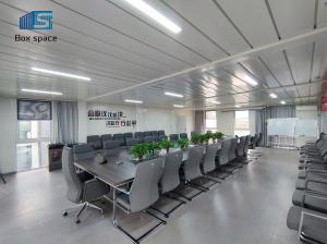 China Two Sets Readymade Office Cabin , 20ft 40ft Portable Site Office Cabin factory
