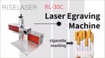 Customizable Cigarette Marking Air Cooling 30W CO2 Marking Machine