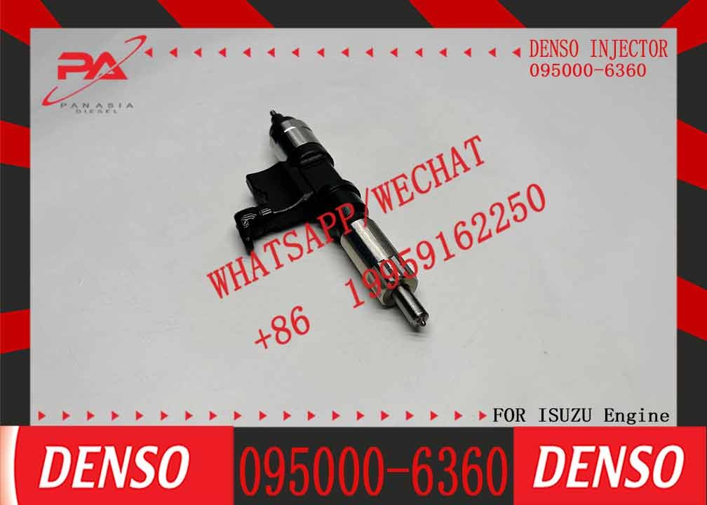 Hot Sale Diesel Engine Fuel Injector 095000-6360 Fuel Injector Assembly 8-97609788-0 For ISUZU 4HK1 6HK1