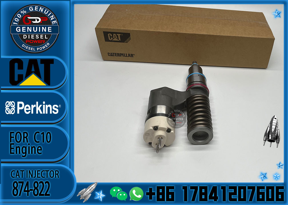874-822 Diesel Engine Fuel Injector 874-822 For CAT C10 C11 C12 C13 Diesel Engine 3176 3196 Excavator