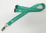 Mint Green Lanyard / Screen Printed Lanyards With Environmental Protection