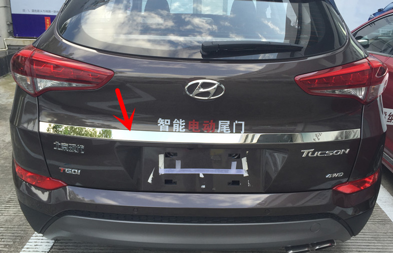Hyundai Tucson 2015 New Auto Accessories , IX35 Back Door Garnish and Lower Trim Stripe