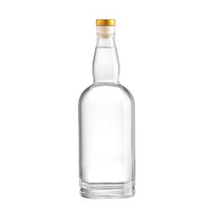China 700ml 750ml 1000ml Standard Transparent Extra Flint Beverage Liquor Gin Vodka Bottle factory