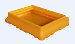 Laboratory Platform PE Spill Containment Pallet 100KGS 11L White Yellow Color