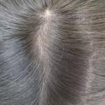 16" 100% Chinese Cuticle Remy Hair Toupee for Women Hair Silk Top Hair Topper