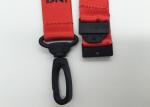 Popular heat transfer printing lanyards with plastic backle for exhibitions