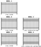 Customized Black Zinc Steel Metal Garrison Fence Panels Maintenance Free