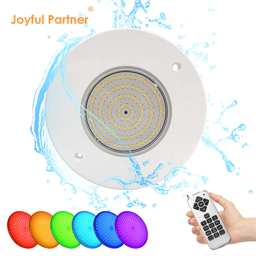 China Underwater LED Pool Light PAR56 6W AC12V Ultra Thin H=7.5mm 10W 18W 25W 35W RF Remote Control factory