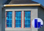 No Glue Leave Low Tack Surface Protection Film 50 Micron For Window Glass