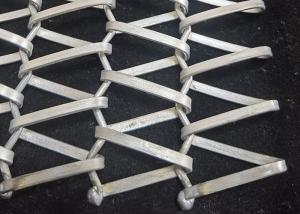 China High Working Temperature Stainless Steel Flat Spiral Wire Link Conveyor Belt For Drying Equipment And Continuous Ovens factory