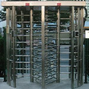 China 30 Persons / Min Stainless Full Height Turnstile with Sound and Light Alarm for Museum factory
