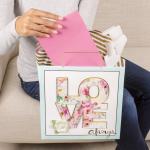 Folding Style Customized Logo Luxury Boutique Valentine's Day Shopping Paper