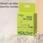 Highly Absorbent Mixed Cat Litter Sustainable Clumping Sand Litter