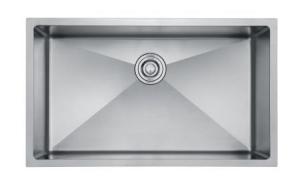 China SS304 Single Bowl Sink 80cm 90cm Stainless Steel Sink Unit Surface Mounted factory