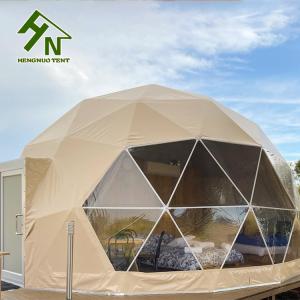 China Soundproof Outdoor Party Camping Geodesic Dome Tent With Transparent Window factory