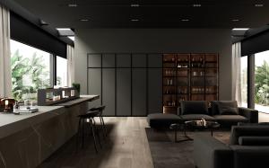 China Professional Custom Design Kitchen Cabinet Luxury Modern Multi-Functional Kitchen Home Kitchen Room Furniture factory