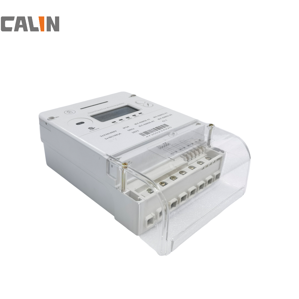 4 Programmed Channel Three Phase Kwh Meter 8 Digits Amr Electric Meter