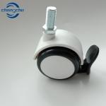 Mute TPR Polyurethane Industrial Wheels Trolley Casters For Medical Equipment