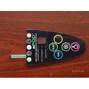 China Custom Made Flat Membrane Switch Keypad Overlay And Touch Screen Panel on sale