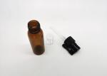 Cosmetic Packaging 30ml Cylinder Amber Plastic Bottle