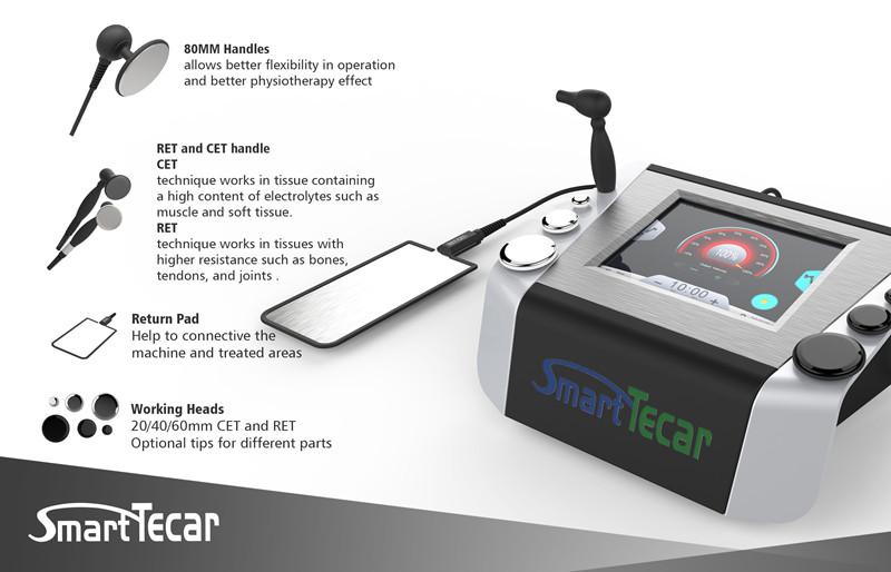 Resistive Endothermy Tecar Therapy Machine 80mm Handle AC220V