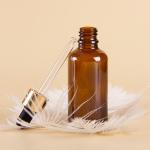 Essential Oil 15ml 30ml 60ml Empty UV Gold Coating Liquor Glass Dropper Bottle
