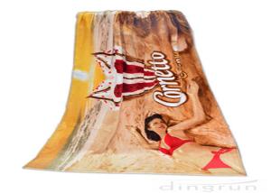 China Sexy Girl Full Color Summer Beach Towels Quick Dry Soft Touch factory