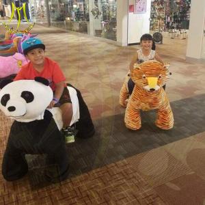 China Hansel amusement park games indoor rides electric animal scooters for sale factory