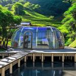 Transparent Bubble Tent Inflatable Dome Tents Inflatable Bubble Clear House Star