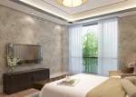 Moisture - Proof Rustic Floral Wallpaper Creamy White For Living Room , Bedroom