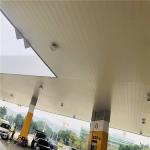Aluminum Metal Ceiling For Gas Station Windproof Aluminum S Strip Ceiling Tile