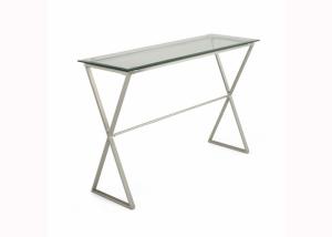 China Simple 20KGS 120cm 80cm Steel Frame Console Table factory