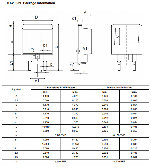 40P04 TO-263 Mosfet Power Transistor