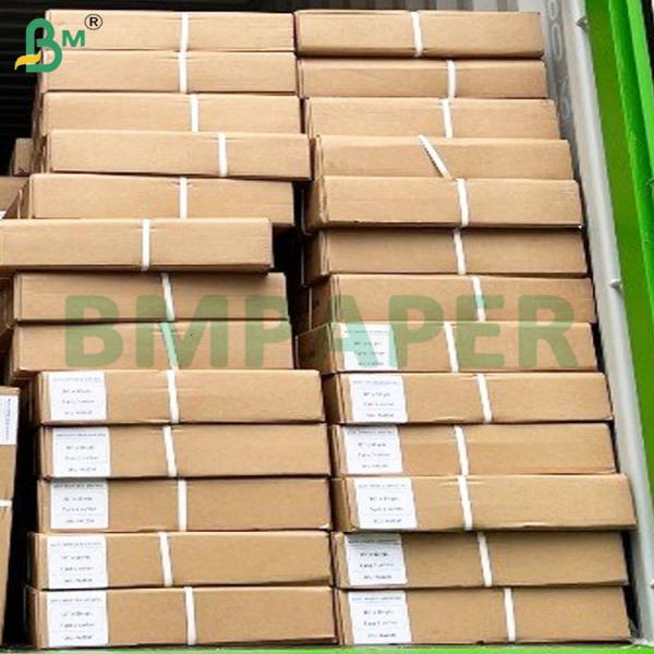 China Smooth 80gsm CAD Plotter Paper Rolls for Engineering Printing factory