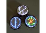 Sound Active Pocket 2.5 Inch Plasma Lightning Plate , Mini Plasma Plate Light