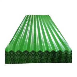 China 6m Color Corrugated Steel Aluminum Plate Sheet Galvanize Zinc PPGI Metal Roofing Sheet factory