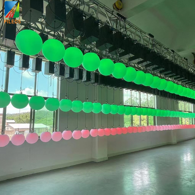 8 Channel LED Kinetic Ball DMX512 For Outdoor Show Decoration
