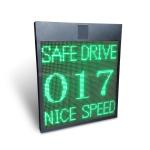 Radar Aware Speed Signs Wireless Connection Customizable Screen Content Speed
