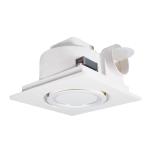 Silent White Plastic Ceiling Exhaust Fan For Australian Standard Properties