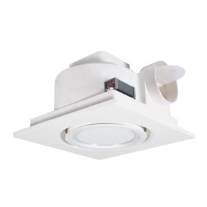 China OEM ODM White Louvers Round Exhaust Silent Bathroom Ventilation Fans factory