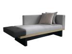 Contemporary Chaise Lounge Chair Eco Light Luxury Furniture ISO9001 185*75*75cm