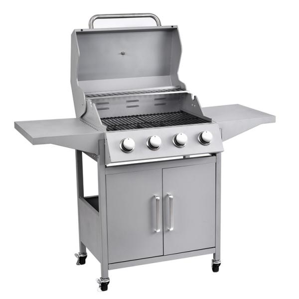 Customized Logo Acceptable 4 Burners Gas BBQ Grill for end Grilling of Chicken