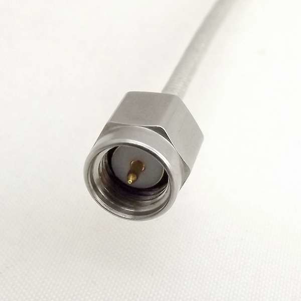Gold Plated Microwave Cable Stable Easy Forming SS Nut Material