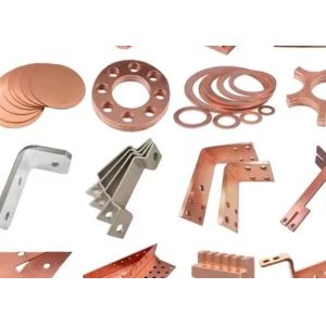 China Stamping parts Aliminium Electronic parts Custom Sheet Metal Fabrication Parts Gold Yellow coating factory