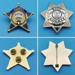 3D Gold Plating Metal Badge Zinc Alloy Army Emblem Clothes Lapel Pins Customized