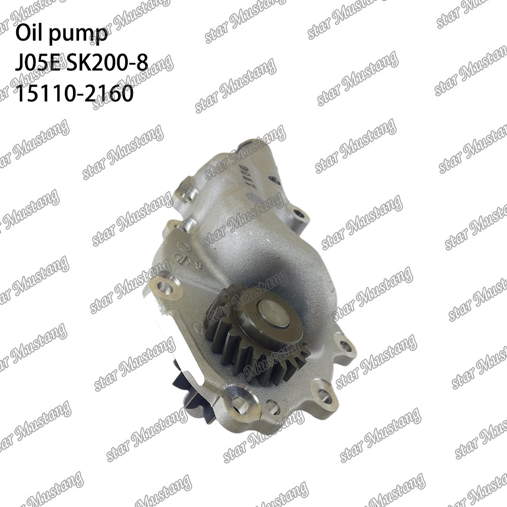 J05e Sk200-8 Sk210lc-8 Sk250-8 Sk260lc-8 Diesel Engine Oil Pump 15110-2160 15110-2160a For Hino