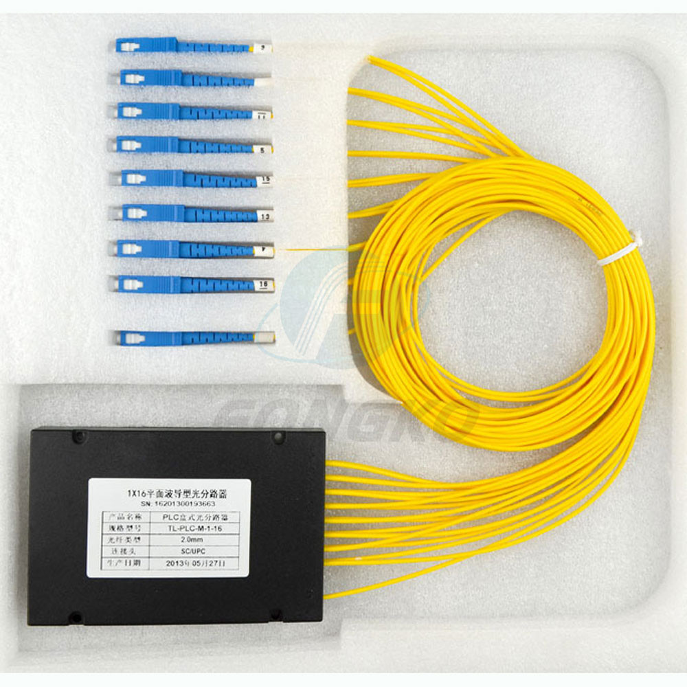 Sc Upc Plc 8 Way Fiber Splitter Abs Cassettes Optical Fibre Cable Splitter